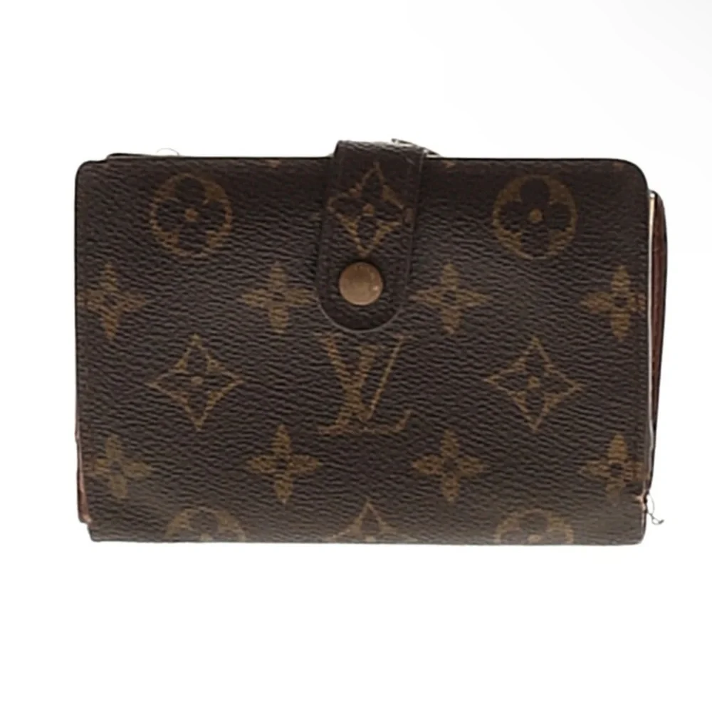 Louis Vuitton Brown Logo Monogram Wallet
